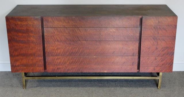 Appraisal: Midcentury Custom Bertha Schaefer for Singer ChestLabeled M Singer Sons