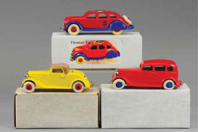 Appraisal: CONTEMPORARY VEHICLE GROUPING Thomas Toys lead examples includes Ford Coupe