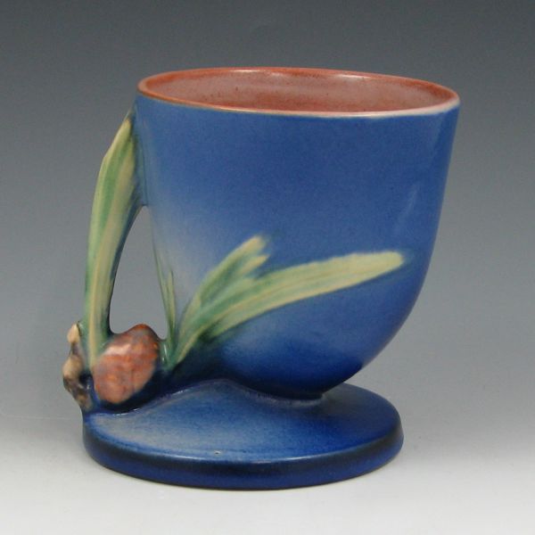 Appraisal: Roseville Pine Cone bowl in blue Marked Roseville Hairline descending