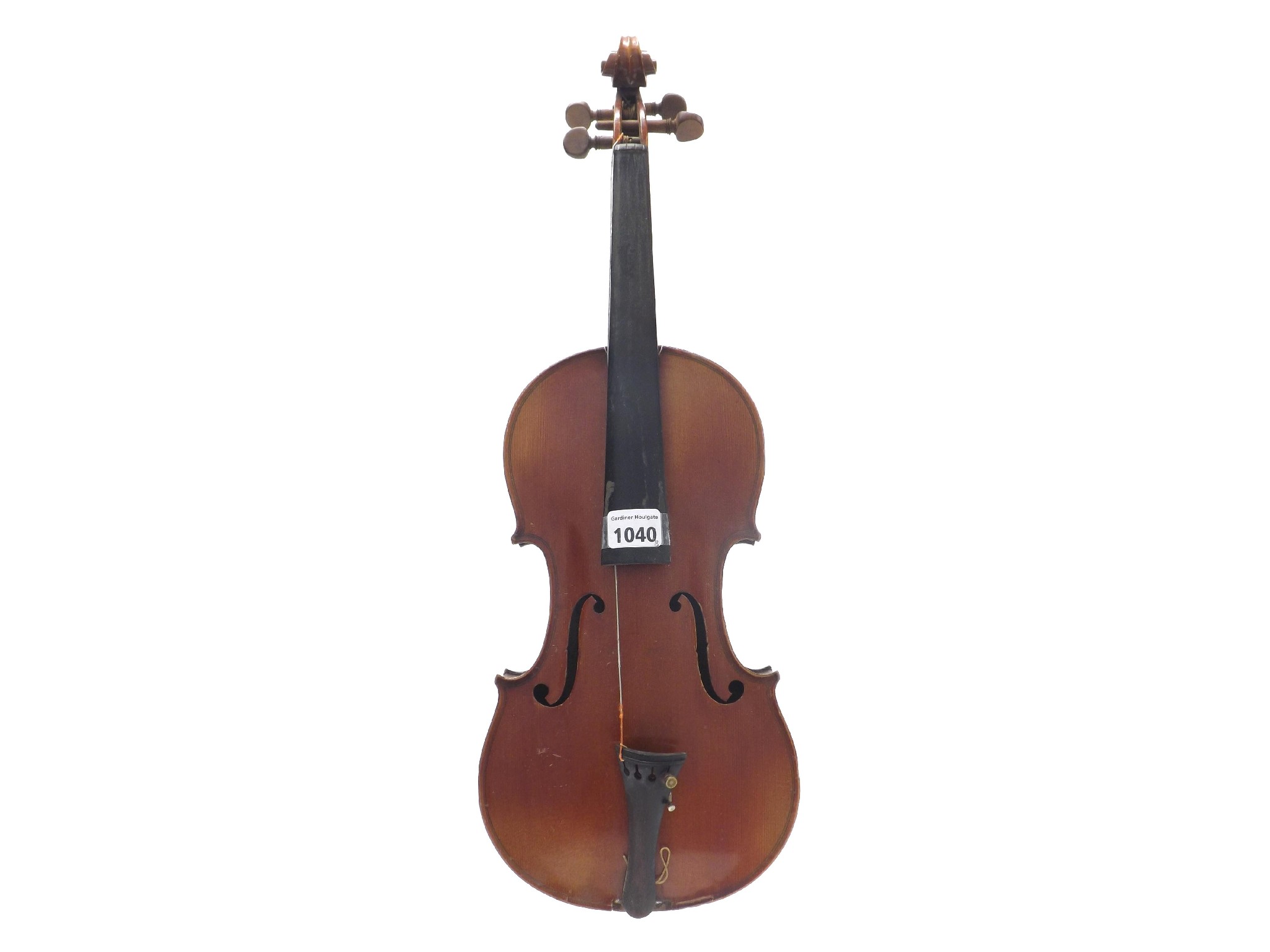 Appraisal: French three-quarter size violin labelled Modele d'Apres Jean Baptiste Vuillaume