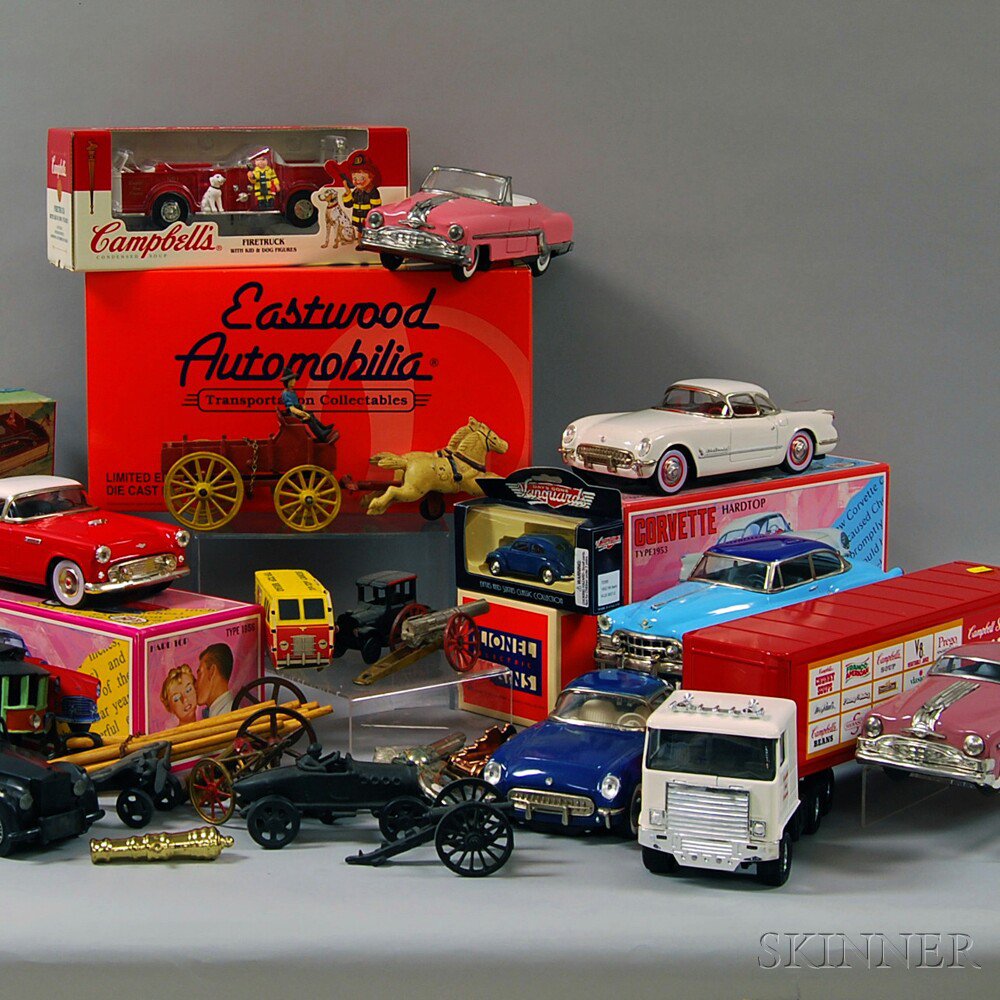 Appraisal: Lot of Assorted Small Collectible and Toy Cars Vehicles Painted