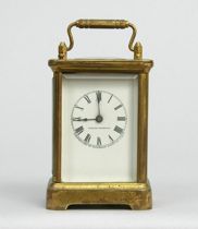 Appraisal: Waterbury Bronze Case Table Clock circa early th Century This