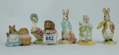 Appraisal: Royal Albert Beatrix Potter figures Peter and The Red Pocket