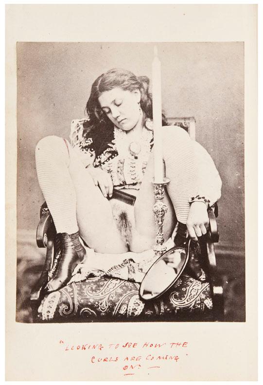 Appraisal: EROTICA -- VICTORIAN PHOTOGRAPHY My Cousin's Account of the Frigging