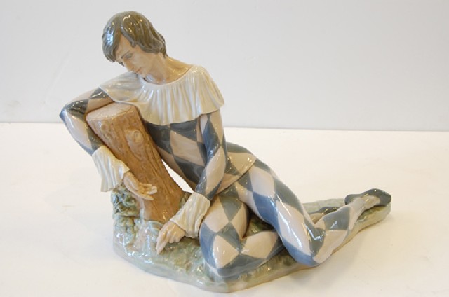 Appraisal: LLADRO FIGURE RECLINING MAN