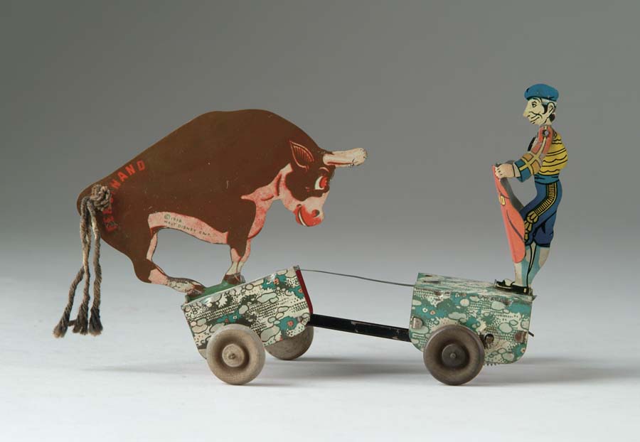 Appraisal: MARX FERDINAND THE BULL Copyright Walt Disney Wind-up tin platform