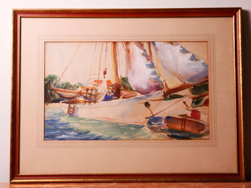 Appraisal: - Sailboat W C In the manner of John Whorf