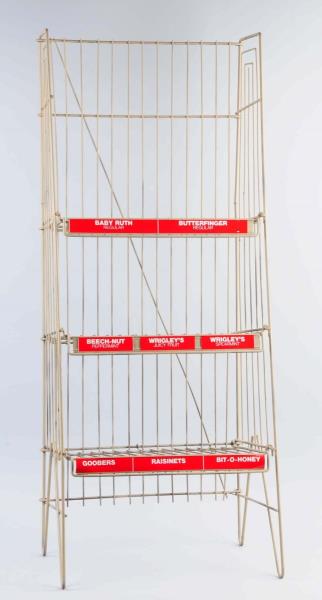 Appraisal: Wire Candy Display Rack This display rack has only minor