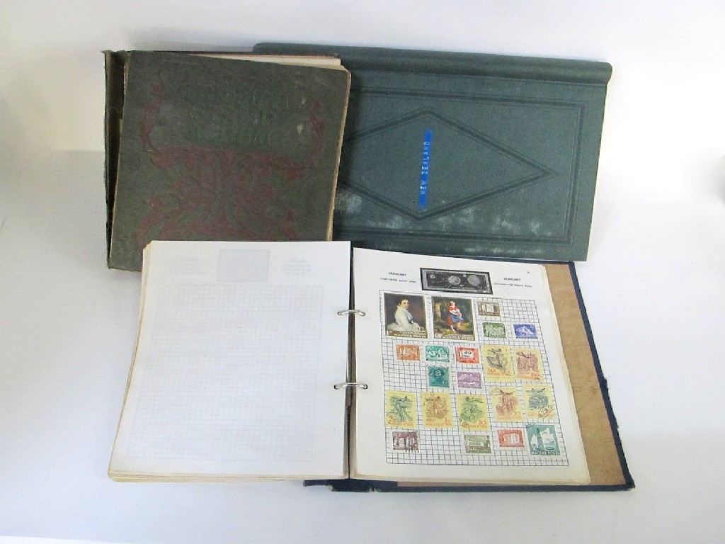 Appraisal: A lot comprising three part albums of stamps