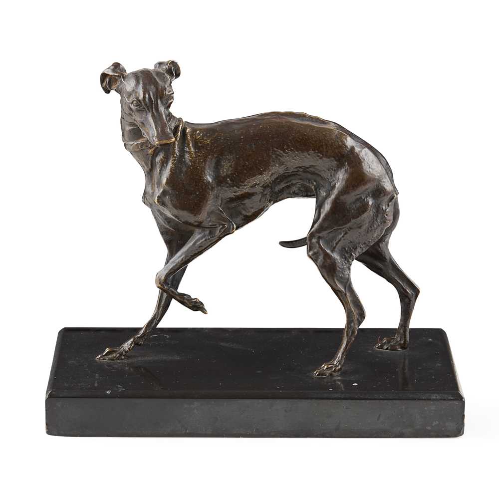 Appraisal: AFTER PIERRE-JULES M NE FRENCH - WHIPPET bronze dark brown