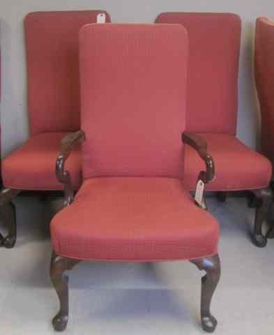 Appraisal: A SET OF TEN QUEEN ANNE STYLE DINING CHAIRS York