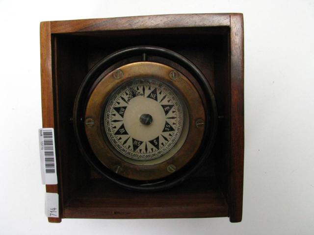 Appraisal: Star Boston Compass '' diameter in x x teak rosewood