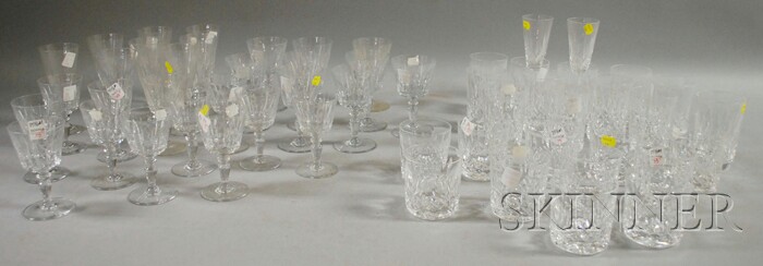 Appraisal: Collection of Waterford Cut Crystal Glassware including eleven rocks glasses