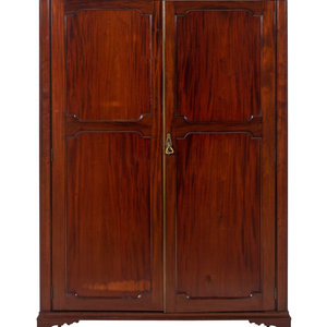 Appraisal: An Edwardian Mahogany Armoire in the Chippendale Taste Late th