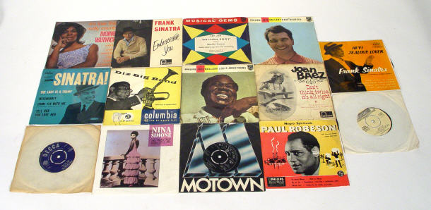 Appraisal: Small collection of 's mainly Frank Sinatra also The Rolling