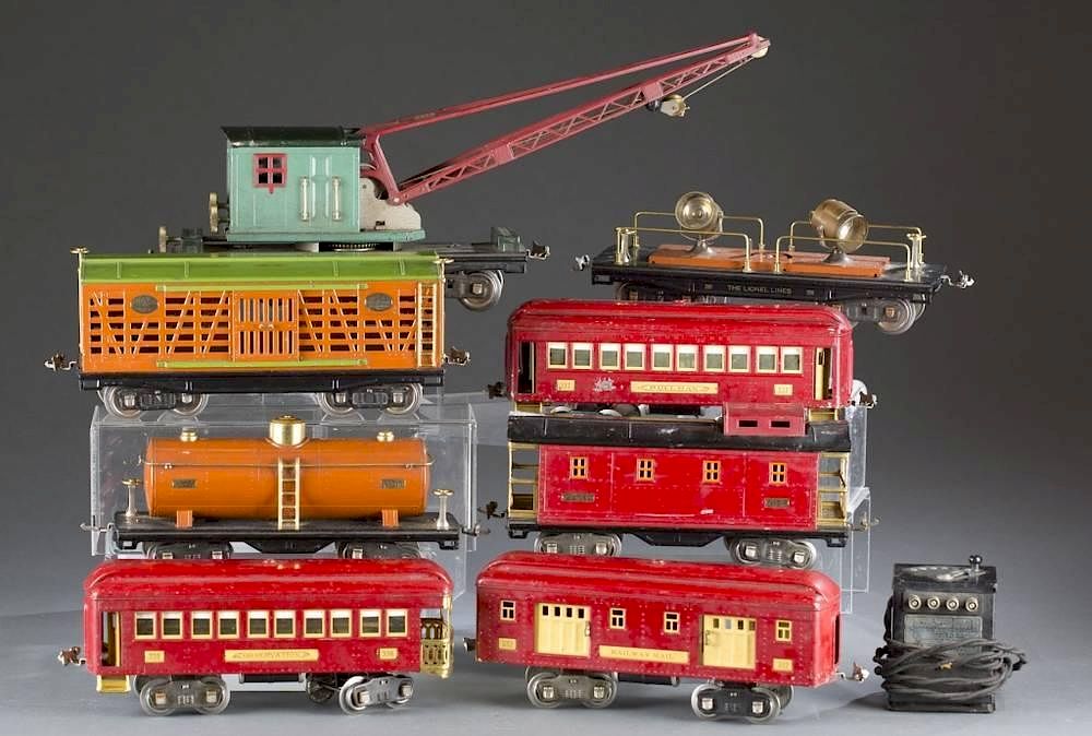 Appraisal: Lionel Standard Gauge pre-war train set pcs A group of