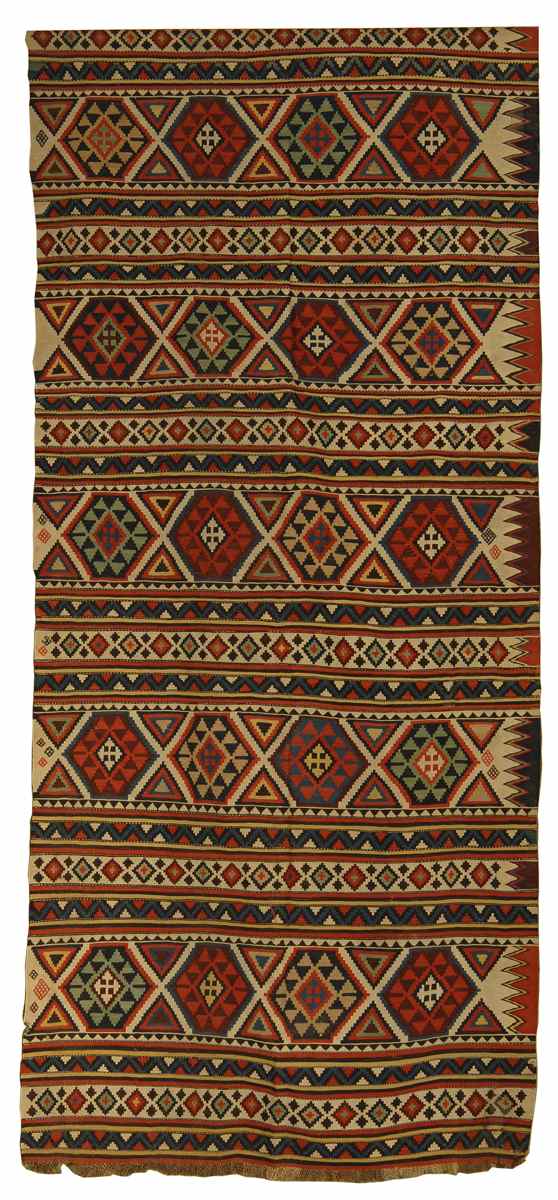 Appraisal: ORIENTAL RUG SOMA KILIM PANEL ' x ' Series of