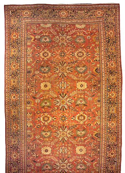 Appraisal: A Sultanabad carpet Central Persia circa size approximately ft in