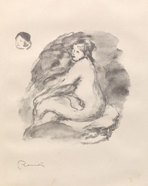 Appraisal: PIERRE-AUGUSTE RENOIR FRENCH - x Etude de Femme Nue Assie