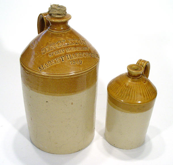 Appraisal: Large Doulton Lambeth stoneware flagon impressed Singleton Spirit Merchant Market