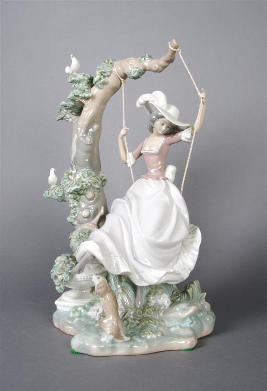 Appraisal: A Lladro Figural Group Height inches