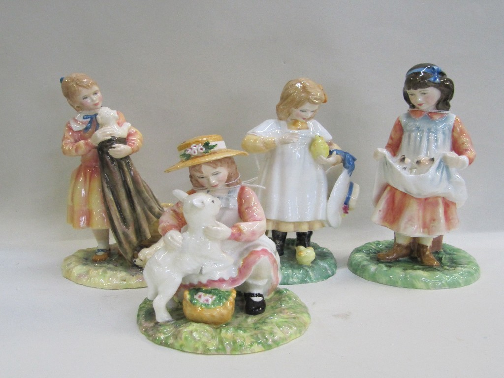 Appraisal: Set of four Royal Doulton figures from the Age of