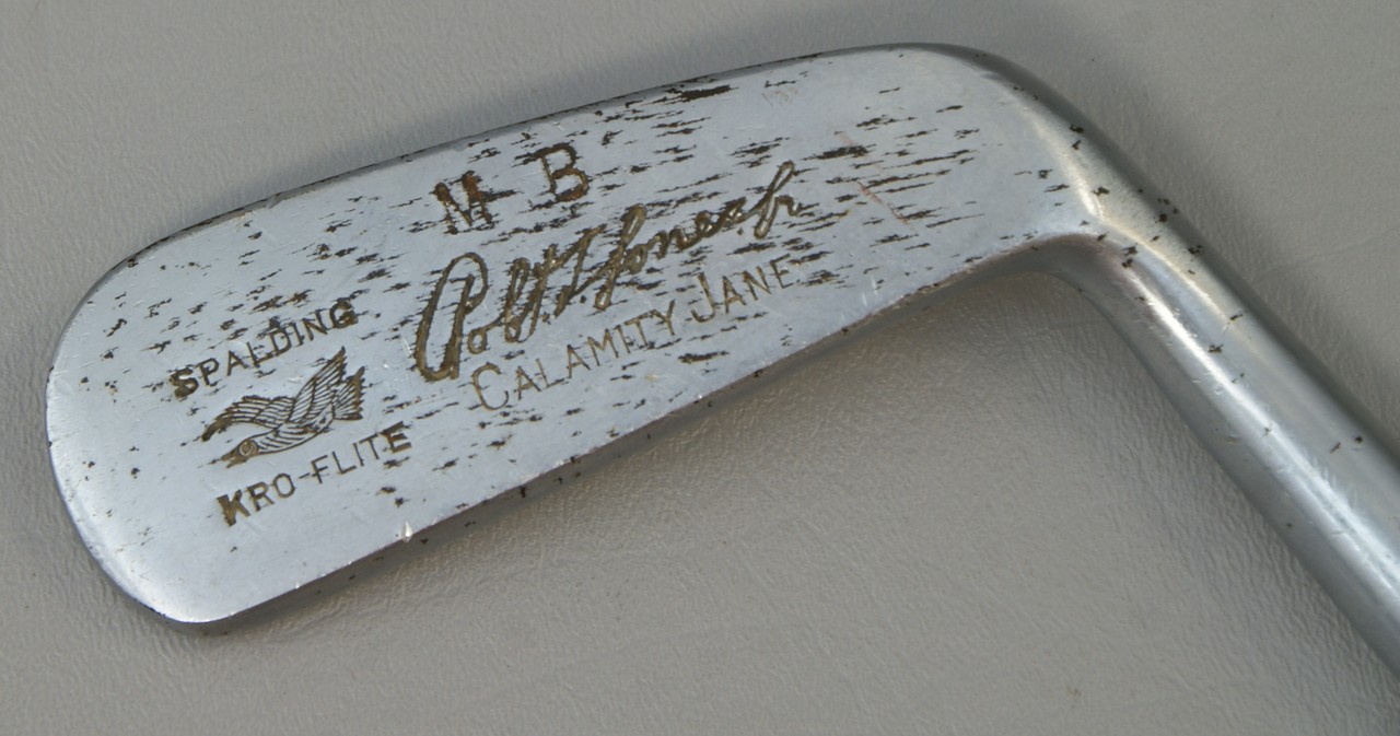 Appraisal: Smooth Faced Bobby Jones Jr Calamity Jane Putter windings present