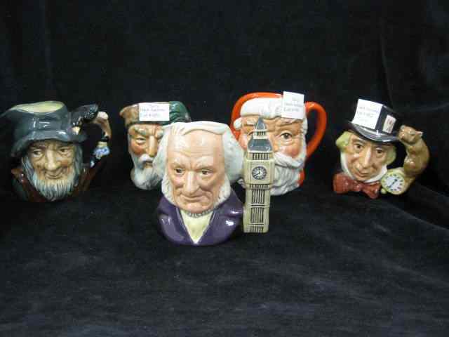 Appraisal: Royal Doulton Character Mugs small size '' to '' various