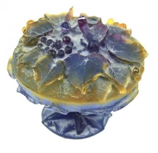 Appraisal: DAUM PATE DE VERRE DISH Daum pate de verre dish