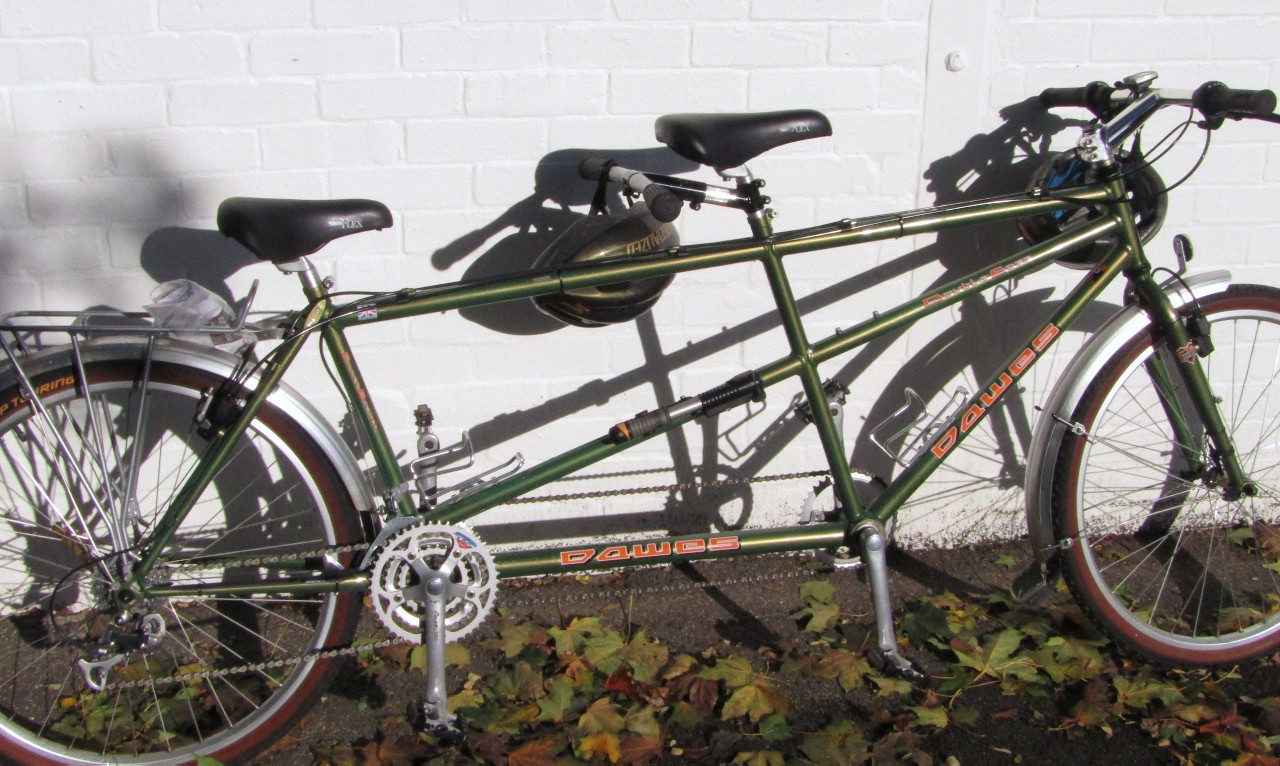 Appraisal: A Dawes double edge tandem bicycle