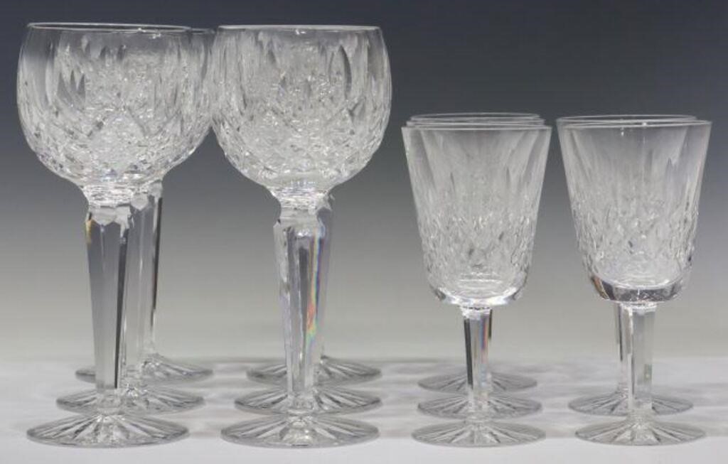 Appraisal: lot of Waterford cut crystal stemware in the Lismore pattern