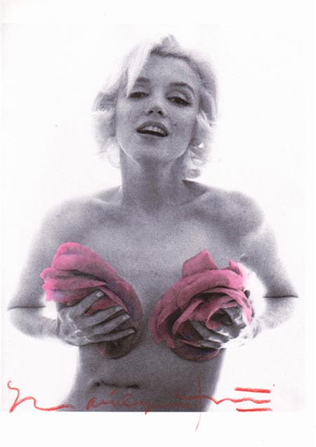 Appraisal: BERT STERN AMERCIAN B MARILYN MONROE WITH ROSES THE LAST