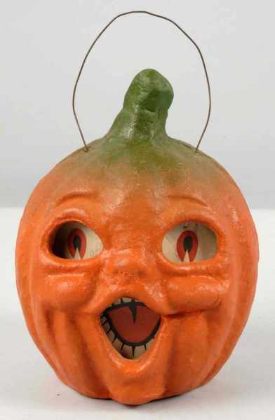 Appraisal: Paper Mache -Face Choir Boy Jack-O-Lantern Description With green stem