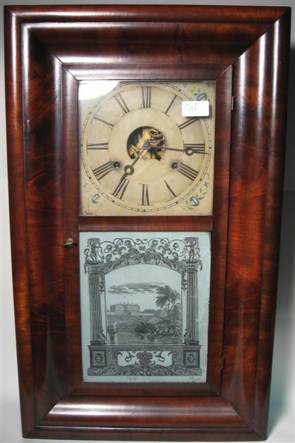 Appraisal: Mahogany Ogee shelf clockJ C Brown mid th century