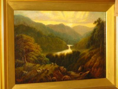 Appraisal: WILLIAM PERRING HALLYER The Pass of Killiecrankie signed x gilt