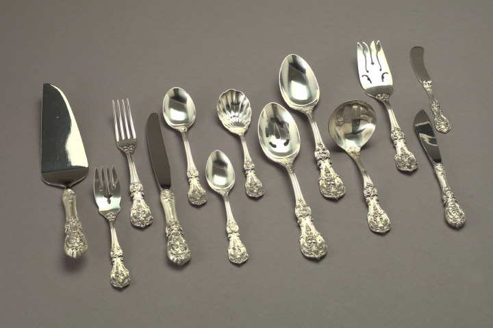 Appraisal: Seventy-Nine-Piece Cased Service of Reed and Barton Sterling Silver Francis