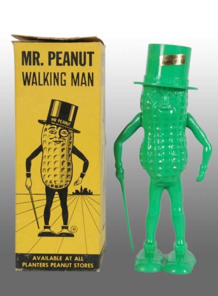 Appraisal: Plastic Planters Peanut Mr Peanut Wind-Up Walker Description s Green