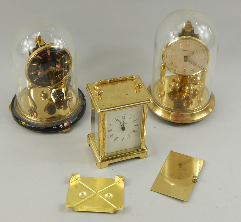 Appraisal: Three small clocks to include two Anniversary clocks and a