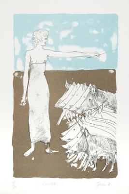 Appraisal: Elisabeth Frink - Circe from the Odyssey Series colour lithograph