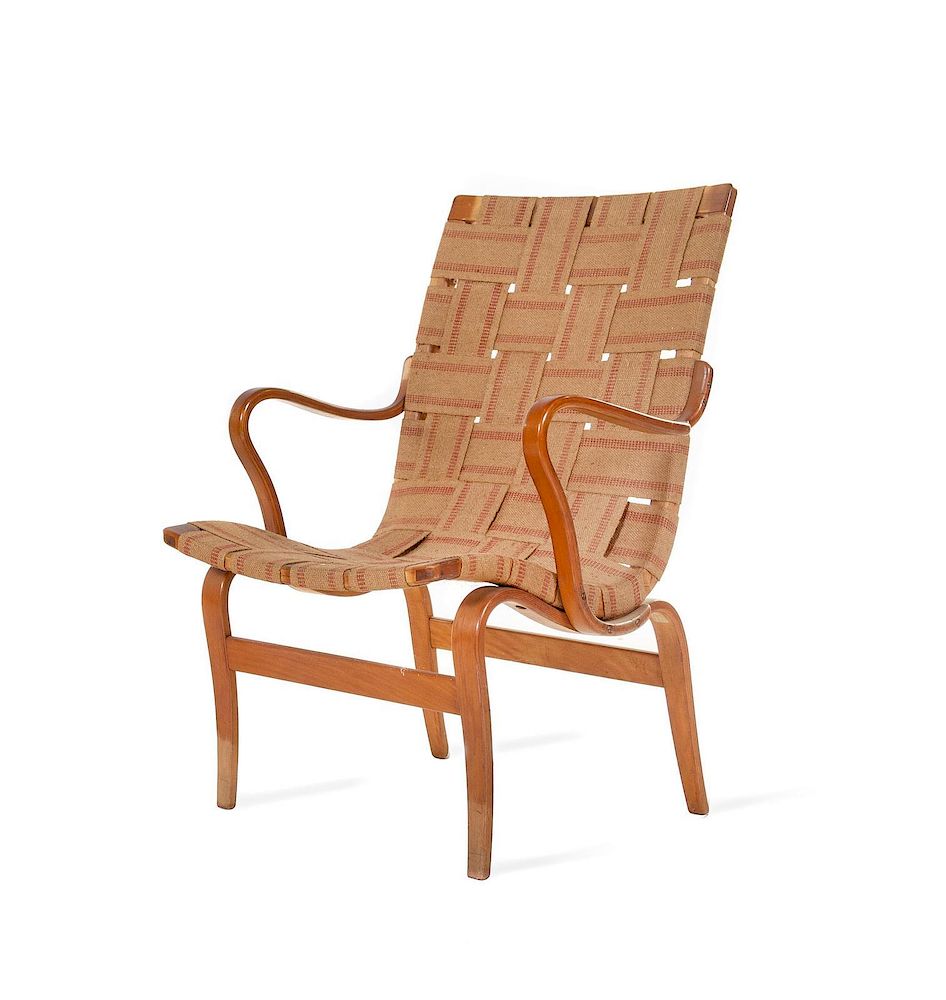 Appraisal: Bruno Mathsson Swedish - Lounge Chair Karl Mathsson Sweden Bruno