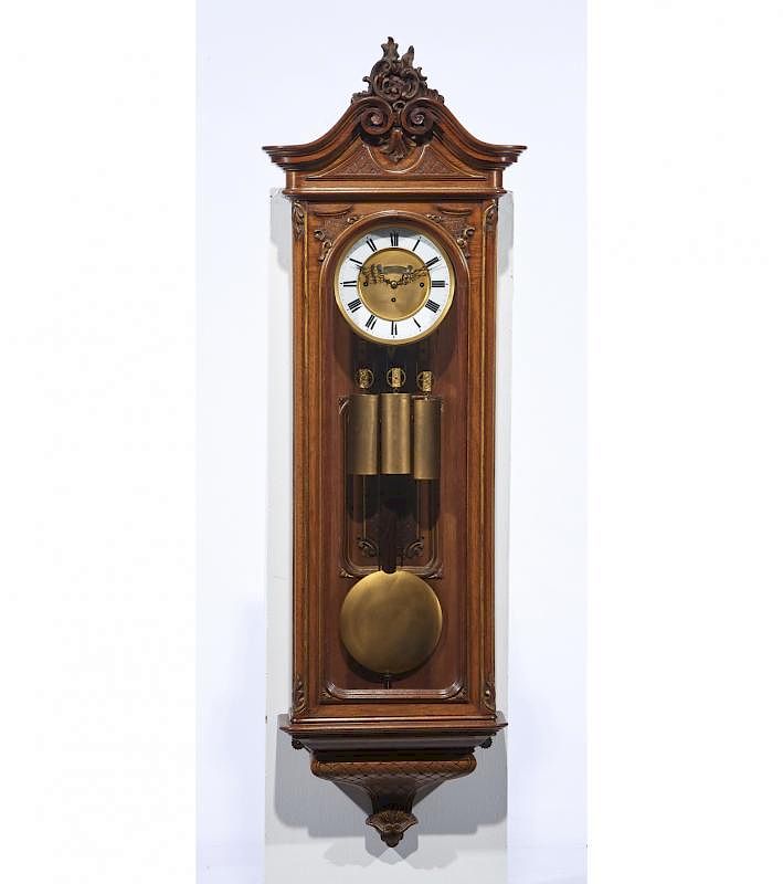 Appraisal: Vienna Gran Sonnerie weight regulator clock Carl Saboy Vienna Gran