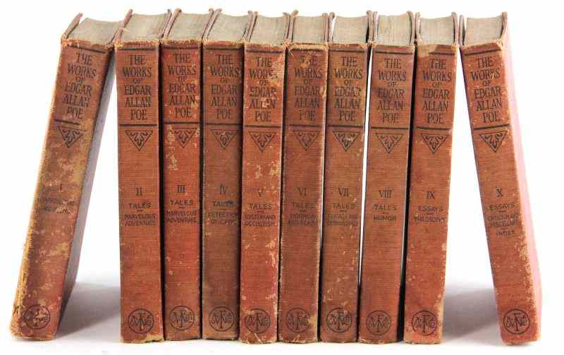 Appraisal: Ten Volumes - The Works of Edgar Allan Poecopyright Funk