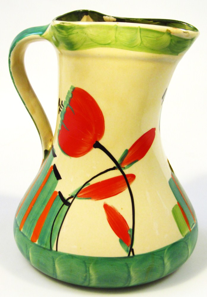 Appraisal: A mid- thC Art Deco Myott and Sons jug of