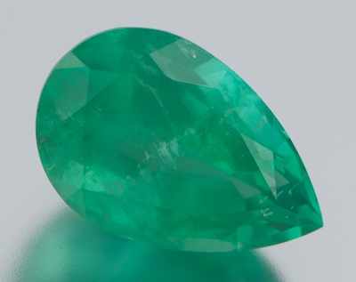 Appraisal: An Unmounted Emerald Carat Mixed pear cut x mm Origin