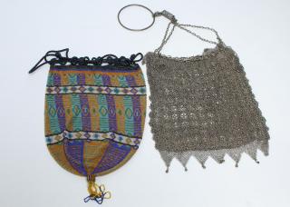 Appraisal: Vintage Fashion Purses or Coin Pouches One intricately beaded the