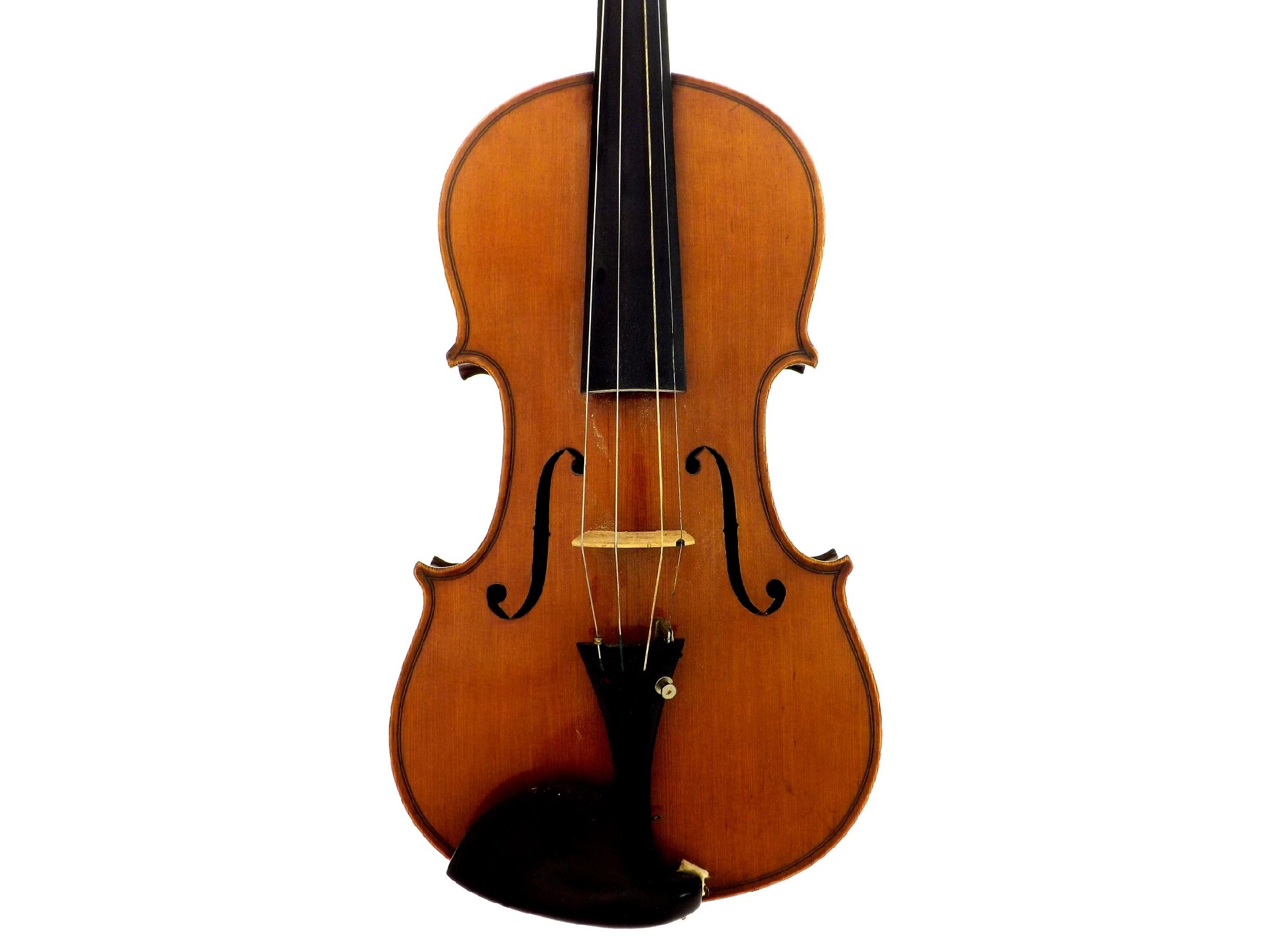 Appraisal: German violin labelled Louis Lowendall fecit Berlin Anno also signed