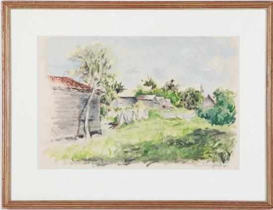 Appraisal: Sidney Laufman New York - RURAL BLUFFTON SOUTH CAROLINA oil