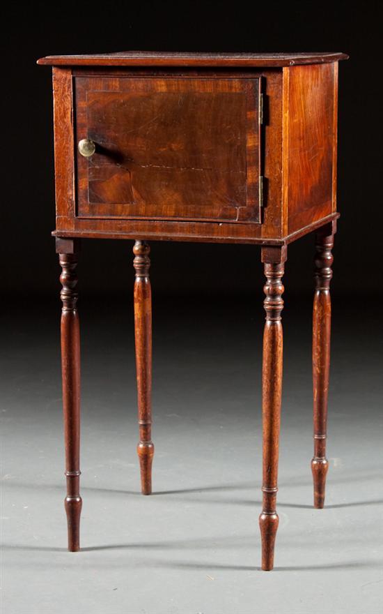 Appraisal: Regency mahogany commode circa in H in W in D