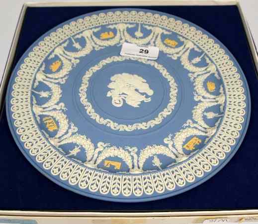 Appraisal: Wedgwood three coloured Trophy Plate