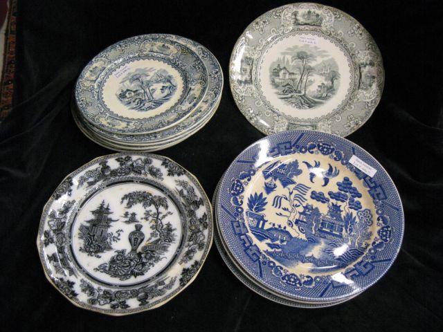 Appraisal: pcs of English Ironstone various plates mostly 's